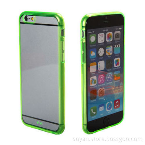 Top quality TPU phone case for iPhone 6 with many colors for choose factory sale